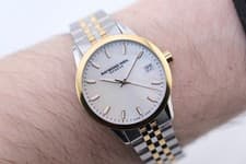 Raymond Weil Freelancer 5634 Two Tone Bracelet Women's Watch 34mm Working. 6”