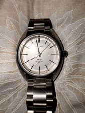 Seiko 45-7010 KS Manual Men's Watch Silver Dial Analog Round SS From Japan