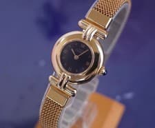 CARTIER Must Colisee Vermeil Quartz Wristwatch Gold Plated Silver 925 W590002