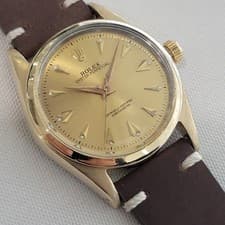 Rolex Oyster Perpetual 6634 34mm 1950s Gold Capped Mens Automatic RA673B