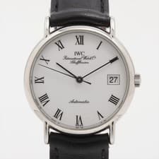 IWC Portofino IW351334 SS SS & externally manufactured leather AT white dial