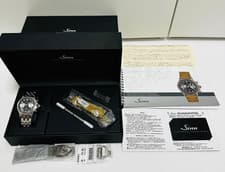Sinn 356 Flieger Klassik JUB Chronograph Limited 500 Units Bracelet Leather New