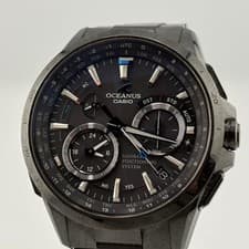 CASIO OCEANUS OCW-G1000B-1AJF GPS Hybrid Wave Ceptor Solar Titanium Black