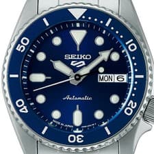 SEIKO 5 Sports SBSA299 SKX Mid-size 38mm Navy Dial Automatic Watch New R8041056