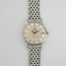 Rare TÜRLER signed Omega Constellation 168.005 Dog-Leg Pie-Pan Cal. 561