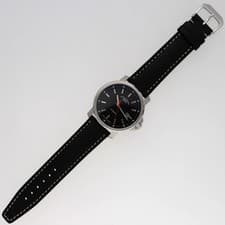 MUHLE GLASHUTTE M1-25-33-LB 29er Big Black Dial Leather Automatic Men's Watch