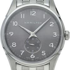 HAMILTON Jazzmaster Thinline Watch 40mm H384110 Stainless Steel mensWatch gr...