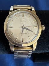 Vintage 1950s Omega Automatic Seamaster 14k GF with Speidel Band