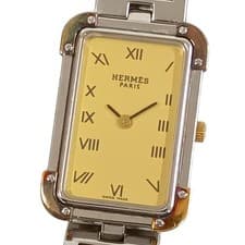 Hermes Croazur レディース クォーツ 腕時計 シルバー ゴールド