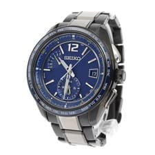 SEIKO BRIGHTZ FLIGHT EXPERT SAGA265/8B63-0AS0 43mm Titanium Solar Radio #C681