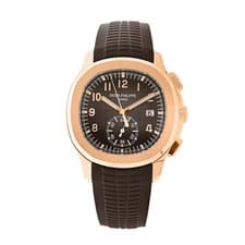 Patek Philippe Aquanaut Watch 42MM Brown Arabic Numerals Dial Rose Gold