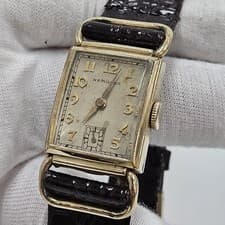 Vintage Hamilton Essex Caliber 980 17-Jewel 10K Gold-Filled Mens Dress Watch