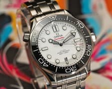 Omega Seamaster Diver 300M White Ceramic Dial 42mm 210.30.42.20.04.001 Full Set