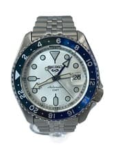 Seiko SBSC017/5 Sports SKX Series Automatic Watch White Used
