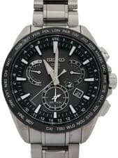 SEIKO Astron Solar GPS Watch SBXB077 8X53-0AD0 45mm Black Dial