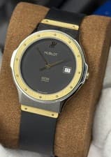 Hublot MDM 18k Yellow Gold and Stainless Steel Watch 1521.2 Excellent 