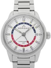 NORQAIN Freedom 60 GMT Automatic Watch NN2100SG/O211/20SSG 41mm White Dial