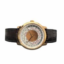 Vacheron Constantin Patrimony Traditionnelle Rose Gold WORLD TIME Watch 86060