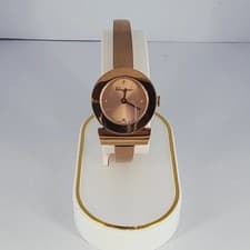 Ferragamo Gancini Rose Gold Ladies Bracelet Watch Official