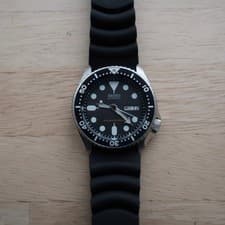 Seiko Divers SKX007 Black Dive Watch Used Collectible From Japan