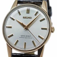 Seiko King Seiko 44-2000 2nd Early Model 36mm Gold Plated Used
