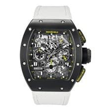 Richard Mille RM 011 Watch 50MM Skeleton No Markers Dial Carbon