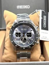 Men s Watch SEIKO SELECTION Chronograph Blue Gray Silver Quartz Spirit