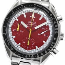 Omega Speedmaster Racing Schumacher Model 3510.61 Automatic 39mm Box Papers Red
