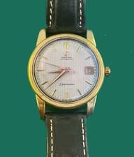 Vintage 1961 OMEGA SEAMASTER Automatic Date Original Striped Dial Men's Watch
