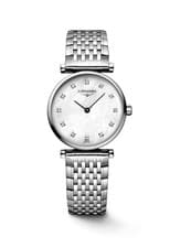 Longines La Grande Classique White Diamond Dial Stainless Ladies Watch L42094876