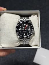 [Near Mint] Seiko SBSC001 SSK001 Stainless Steel GMT Watch From Japan