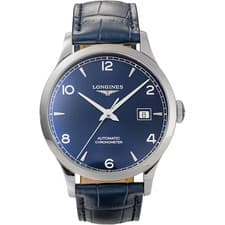 Longines RECORD Men's Leather Belt L2.821.4.96.4