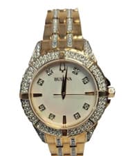 BULOVA DIAMOND ACCENT WOMEN'S CLASSIC PROTOTYPE SAMPLE WATCH JMB-104