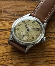 Lyceum Vintage Manual Winding Watch 30mm Leather Band 1950s Used