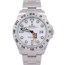 Rolex Explorer II 42mm White Dial Watch Ref# 226570