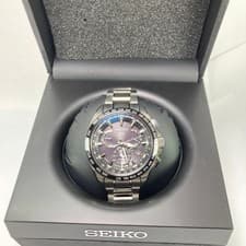 SEIKO ASTRON SBXB045 8X53-0AB0 GPS Solar Titanium Celamic Watch Very Good w/Box