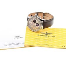 BREITLING NAVITIMER MONTBRILLANT SPACIGRAPH A36030.1 41mm SS Silver Dial #C296