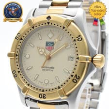 [Exc+5] TAG HEUER 665.706 F Professional 6000 Date Vintage Men's Automatic Watch