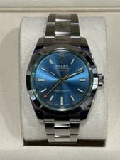Rolex Milgauss 116400GV Silver Oyster Bracelet with Silver Bezel 2022