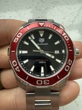 Rare TAG HEUER Aqua racer WAY101B Date black Dial Quartz Watch
