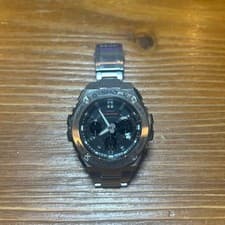 G-Shock GA-2100 Black Stainless Steel Solar Radio Watch