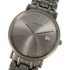 Longines L4 720 4 Grand Classique Day Quartz Stainless Mens Watch Silver