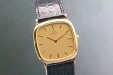 Vintage 1989 [N MINT] OMEGA De Ville Cal.1378 195.0077.2 30mm Quartz Men's Watch
