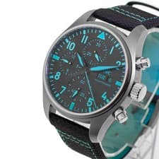 IWC Pilot's NOS 41 Mercedes  PETRONAS Formula One Black Arabic Dial IW388108