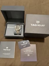TAG Heuer Formula 1 WAZ1112 Men's Stainless Steel Quartz Black Dial Made 41 mm
