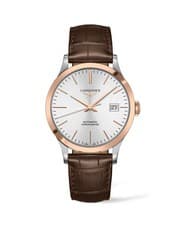 Longines Men's Record Rose Gold Plated Steel Watch L28215722
