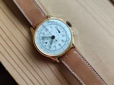 Baume & Mercier Chronograph Vintage Landeron Manual Wind Overhauled 2021 37mm