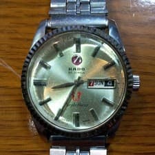 Vintage RADO Purple Horse Hyper Sensitive 25J Day Date Swiss Watch Junk
