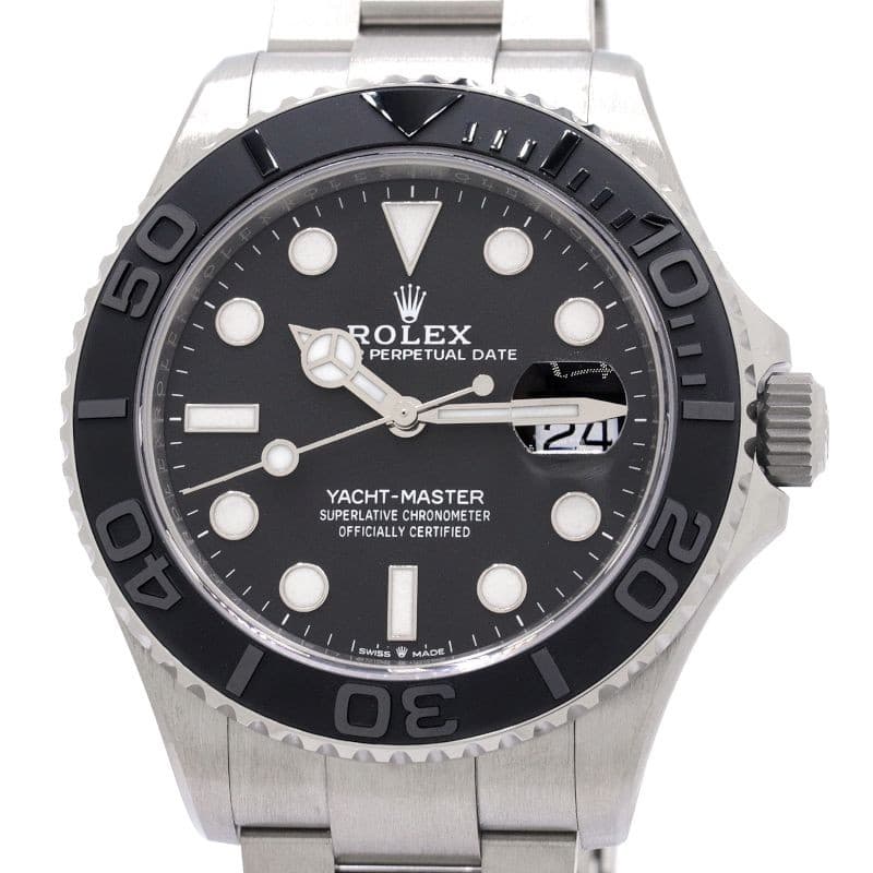 ROLEX Yachtmaster 42 Random Number 226627 Black Men's Used Watch #43214