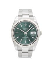 Rolex Datejust 41 / Green Baton Dial / 2025 / 126334